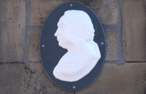 David Hume Commerative Plaque, Chirnside
